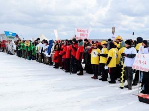 Соревнования по зимней рыбалке и туристический слет сотрудников УФСИН состоялись в п.Мохсоголлох 