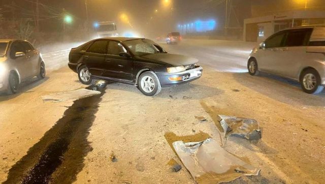 В Якутске нетрезвый мужчина, попытавшись совершить угон автомобиля, спровоцировал ДТП