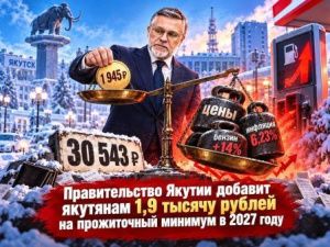 Правительство Якутии добавит якутянам 1,9 тысячу рублей на прожиточный минимум в 2027 году