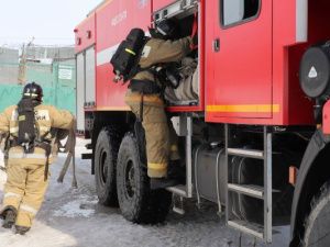 В лечебно-исправительном учреждении № 5 проведено пожарно-тактическое занятие 