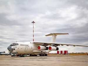 Аэропорт «Якутск»: Ил-76 доставил оборудование для ЯГРЭС-2