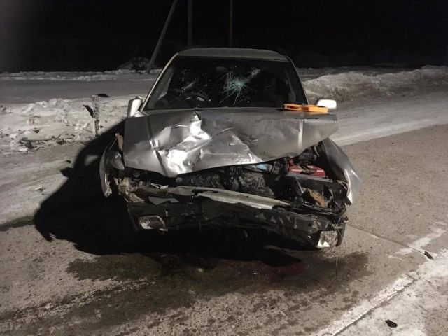 В Олекминске в ДТП пострадали два человека