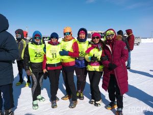 В Якутии прошёл первый республиканский ледовый забег «Ленские столбы»