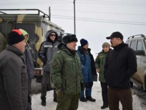 В Алданском районе после пуска ракеты-носителя произведен поисковый облет с отбором проб снега