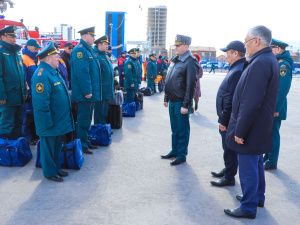 В преддверии паводка в Якутске состоялся смотр оперативных групп