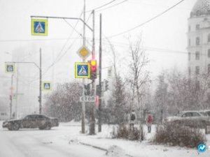 В четверг утром и днем в Якутске ожидается мокрый снег