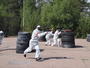 Работники «Якутугля» выявили сильнейших в пейнтболе