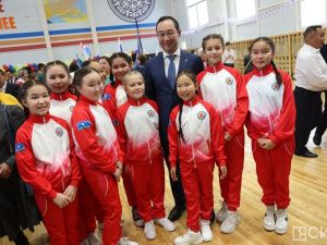 Новый спортивный комплекс открыли в Жиганском районе Якутии