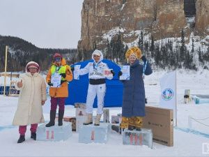 В Якутии прошёл первый республиканский ледовый забег «Ленские столбы»
