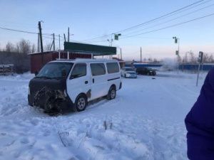 В Якутске водитель отказался пройти освидетельствование, совершив ДТП
