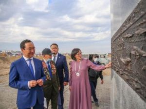 В День города открылась стела на месте будущего Парка Победы