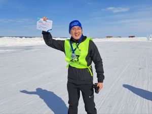 В Якутии прошёл первый республиканский ледовый забег «Ленские столбы»
