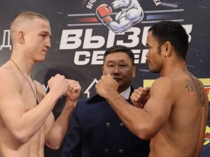 Участники вечера профессионального бокса в Якутске встретились лицом к лицу