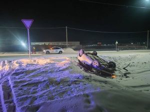 Пьяная автоледи без прав устроила ДТП