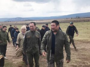 Айсен Николаев прибыл в Олёкминский улус
