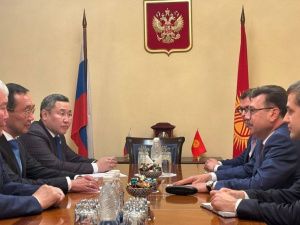 Глава Якутии встретился с чрезвычайным и полномочным послом РФ в Киргизской Республике