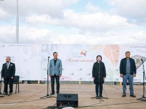 Накануне Дня города в Якутске состоялась закладка Парка Победы