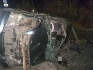 В Якутии пьяный водитель устроил ДТП, перевернув машину
