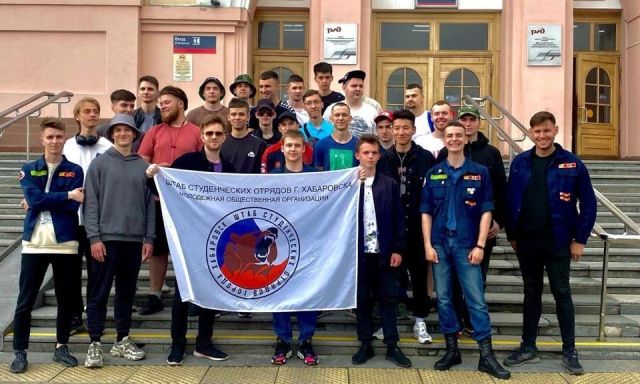 Бойцы стройотрядов работают на объектах компании «Железные дороги Якутии»