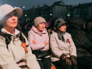 В  Якутске прогремел праздничный салют в честь 80-летия Великой Победы