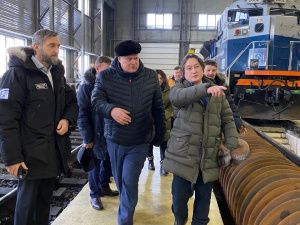 Джулустан Борисов  посетил объекты компании «Железные дороги Якутии»