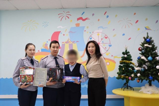 Совет молодежи УФСИН исполнил новогоднее желание воспитанника Республиканской коррекционной школы