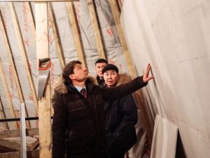 В Доме Арчы продолжаются восстановительные работы