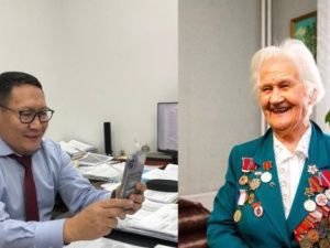 Защитницу Москвы Лилию Коптелову поздравили с Днем воинской славы России