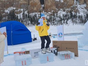 В Якутии прошёл первый республиканский ледовый забег «Ленские столбы»