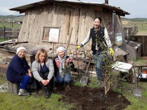 В Тулагино - Кильдямском наслеге проведена акция «Посади дерево» 