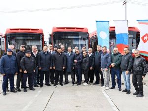 Парк общественного транспорта города Якутска пополнился еще 19 новыми автобусами