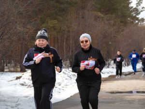 В Парке культуры и отдыха г. Якутска состоялся легкоатлетический забег, приуроченный к 80-летию Победы в Великой Отечественной войне 