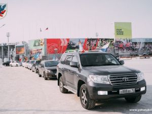 Автопробег в поддержку спецоперации российских войск на Украине провели в Якутске