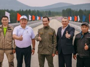 В Усть-Майском районе Якутии открыли новый мост