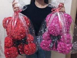 В Якутске к 8 Марта продают траурных мишек?