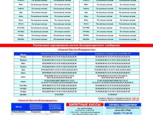 Расписание движения поездов АО АК "ЖДЯ" на 2024 год