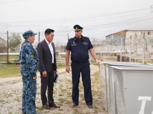 Исправительную колонию № 1 с рабочим визитом посетил заместитель главы Нерюнгринского района Александр Прокопьев