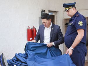 Исправительную колонию № 1 с рабочим визитом посетил заместитель главы Нерюнгринского района Александр Прокопьев