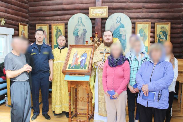 Проведена Божественная литургия в колонии-поселении № 2