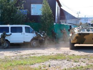 В УФСИН прошло тактико-специальное учение с участием сотрудников МВД и Росгвардии