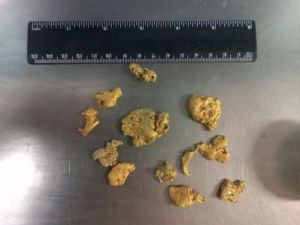 В Якутии оперативники изъяли около трех кг природного золота стоимостью более 12 млн рублей