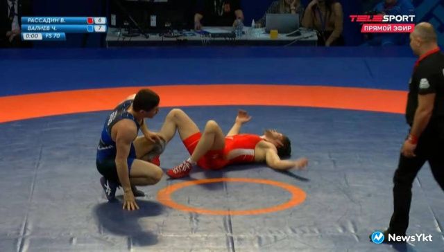Виктор Рассадин уступил в схватке за бронзу чемпионата России по вольной борьбе