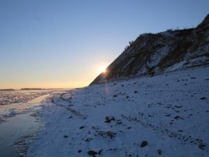 Ледоход: У Табаги за сутки вода поднялась на 18–37 см – лёд потемнел