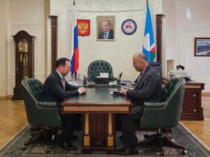 Глава Якутии провел рабочую встречу с руководителем полиметаллического холдинга «Селигдар»