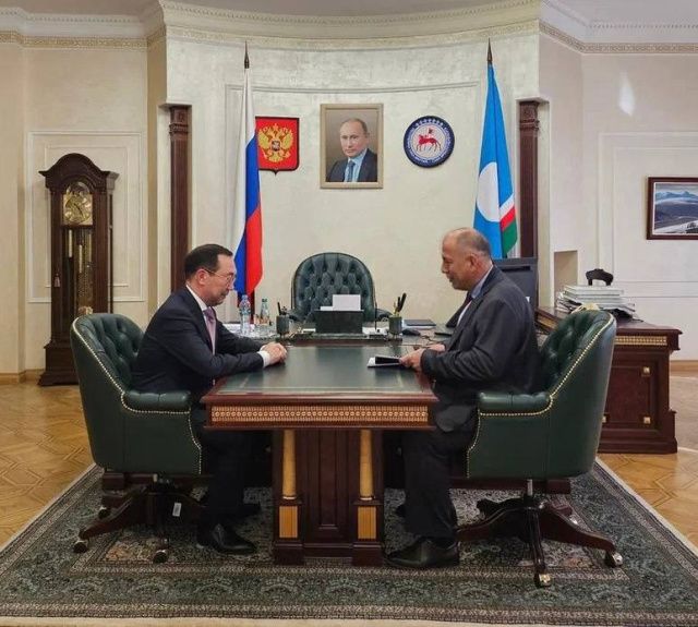 Глава Якутии провел рабочую встречу с руководителем полиметаллического холдинга «Селигдар»