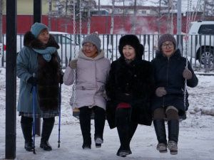 В Верхневилюйске открыли сквер имени Исидора Барахова