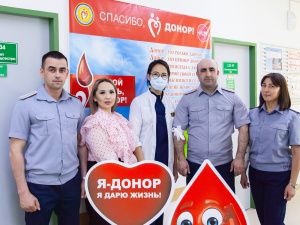 Коллектив колонии-поселения № 2 регулярно участвует в сдаче крови