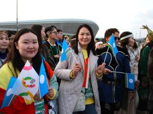 Фоторепортаж: якутяне приняли участие в шествии молодежи мира в Сочи