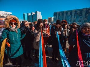 В Якутске встретили весну