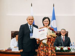 Сардана Авксентьева выступила перед делегатами Общего собрания Союза муниципальных контрольно-счетных органов России